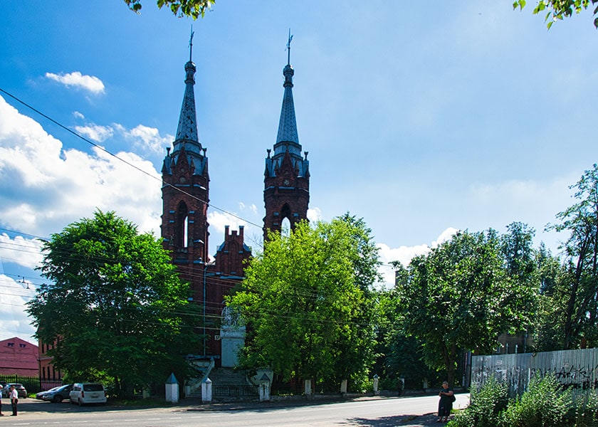 Польский костел в Рыбинске 